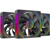 Kit 3 Ventiladores Auxiliar Mf-linkfinity 2r Negro Mars Gaming